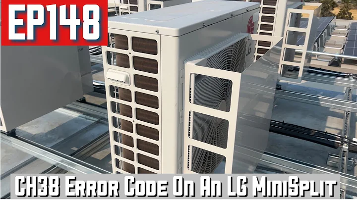 CH38 Error Code on an LG Minisplit EP148