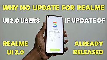 Why no update for realme ui 2.0 users if realme ui 3.0 stable version already released for users ?