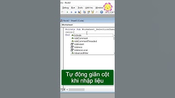 Mẹo tự động giãn cột khi nhập dữ liệu trong Excel #shorts