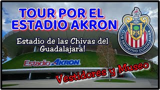 ESTE ES EL ESTADIO AKRON, LA CASA DE LAS CHIVAS DEL GUADALAJARA NOS METIMOS HASTA LOS VESTIDORES!!