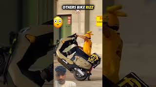 OTHER BIKERS RIZZ VS LAST ONE 💀 #edit #trending #trollface #troll #skulltroi #skulledit