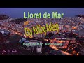Испания- Лорет де Мар с дрона. Іспанія. Lloret De Mar. Sleeping City.  Вечерний город. 4K