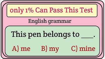 25 English Grammar MCQs | Test Your Grammar Skills