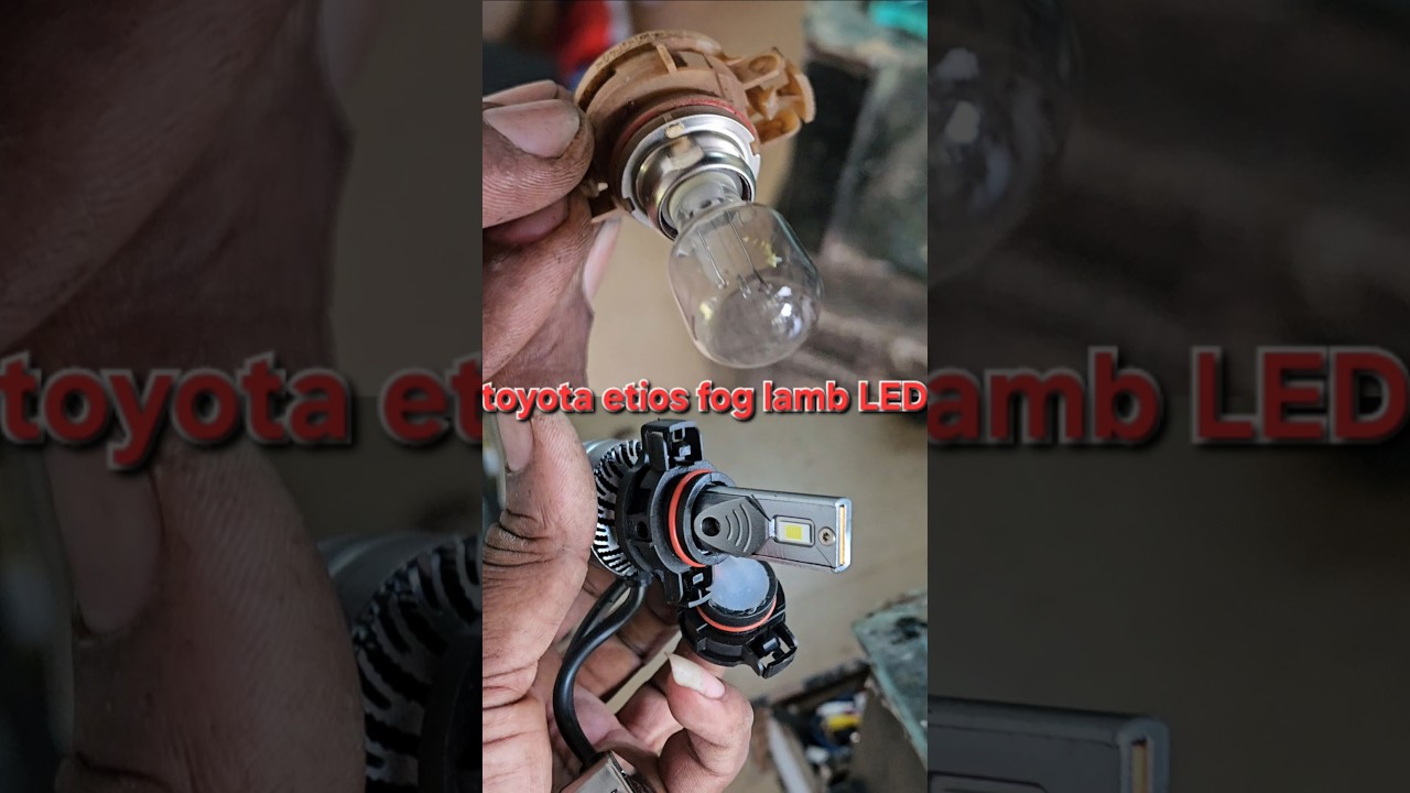 Toyota etios fog lamb led bulb installation|etios fog lamb led|toyota etios modified|@lowbasse