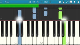 Video thumbnail of "santo, santo, santo mi corazón te adora(synthesia)"