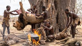 Surviving With Primitive Skills is How The Hadzabe Tribe Survives Against Predators and Wild Prey