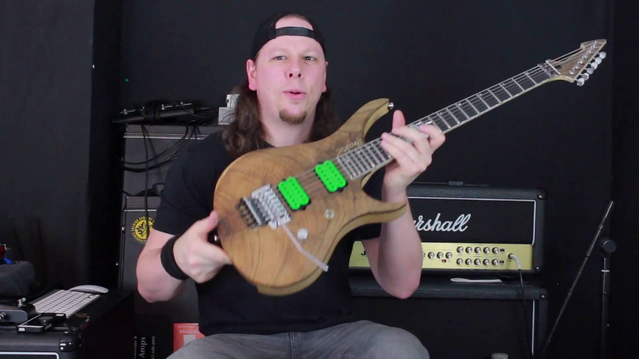 DRUZKOWSKI GUITARS DRACO 6 REVIEW BY AXEGRINDERUK - YouTube