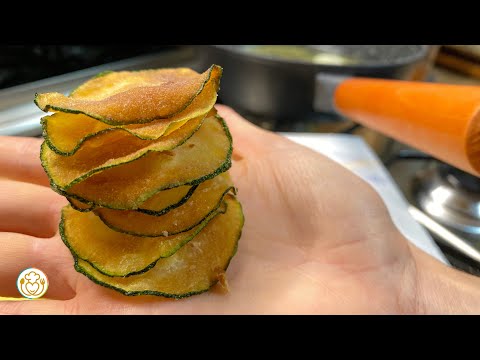 Chips di Zucchine [PRONTE IN 5 MINUTI] Leggere e Asciutte | VivoGlutenFree