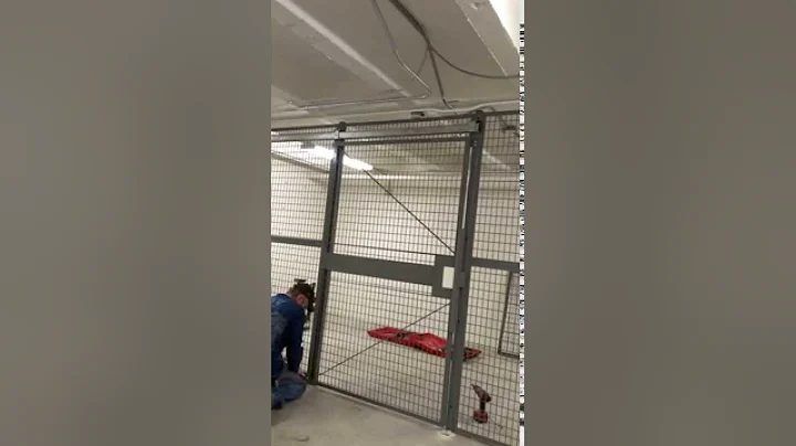 How to Install Wire Partitions for Warehouse Security | Material Handling USA | 800-326-4403
