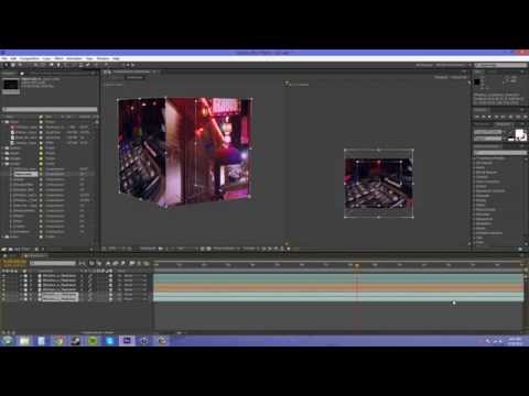 After Effects CS6 Tutorial - 77 - 3D Video Cube Part 2