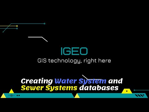 Creating PostgreSQL databases for Water systems and Sewer Systems   IGEO