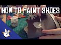 How to paint your own canvas shoes