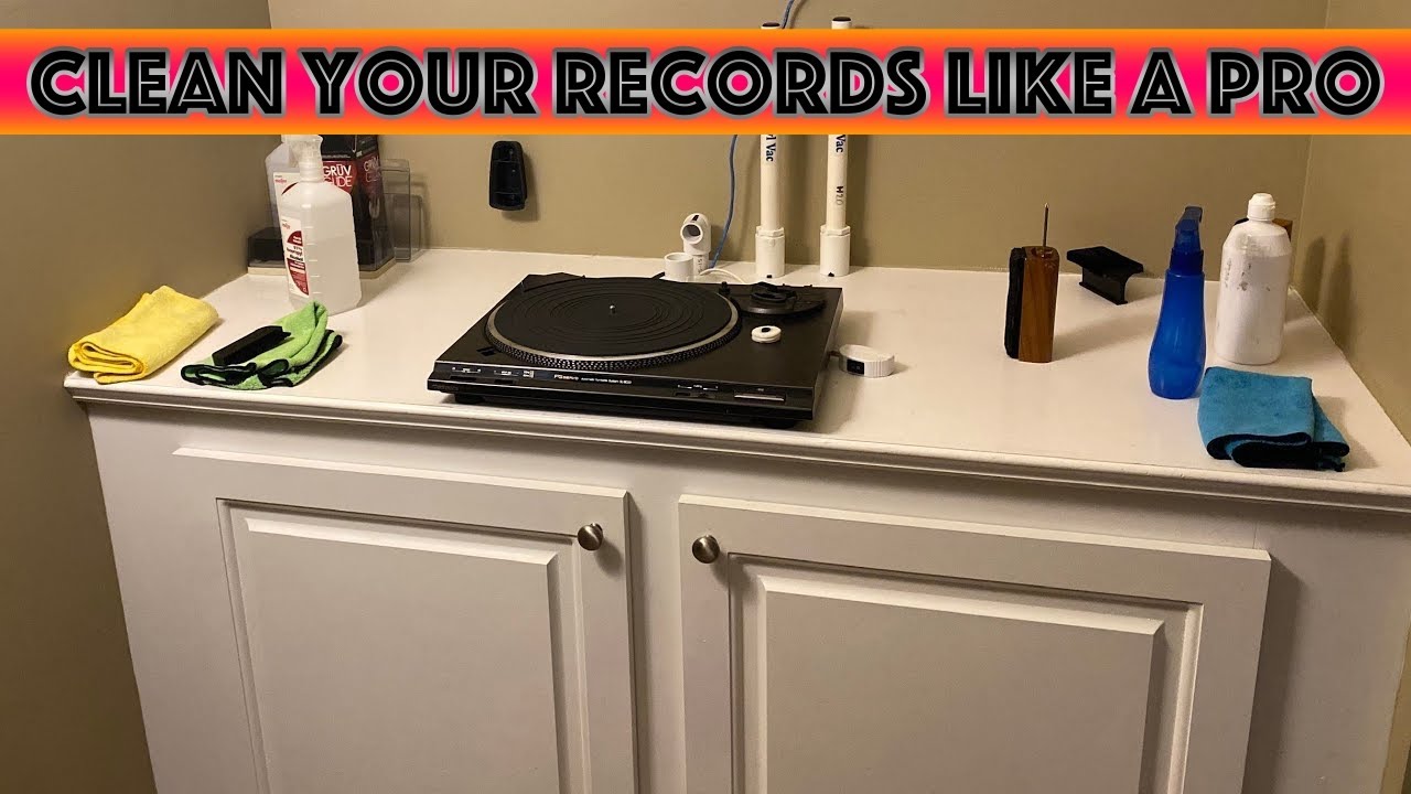 How I Clean my records with the Vinyl Vac 33 DIY Record Cleaning