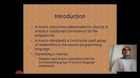 Macro Preprocessor in System Programming