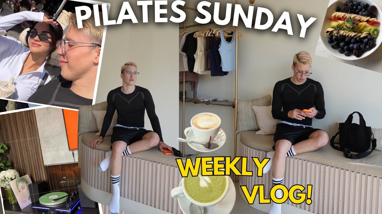 DOMINGO DE PILATES, MATCHA Y AMIGOS | ACOMODANDO MI CASA | VLOG