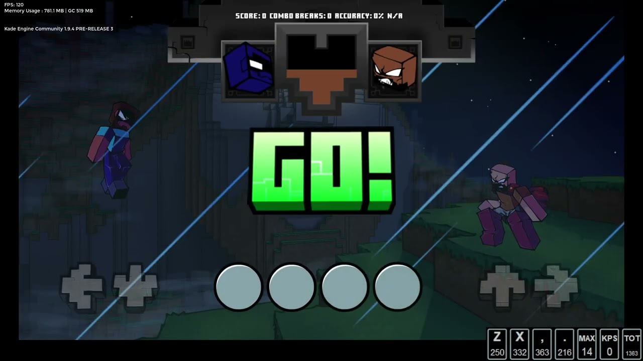 01.14 FNF VS Herobrine: Blocky Myths 1.5 Full Week Clear | 프나펑