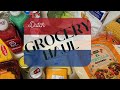 Americans Grocery Shopping in Netherlands | Our fav Dutch treats&meals | Chocomel, Kipschnitzel |