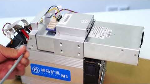 Whatsminer M3-V2 12-13TH/S  PSU uninstall tutorial