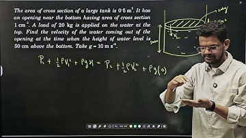 Q11 worked out examples chapter 13 fluid mechanics H C verma vol 1