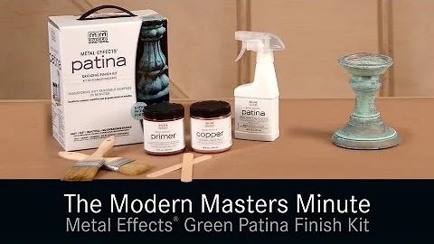 Modern Masters Metal Effects® Green Patina Finish How-to