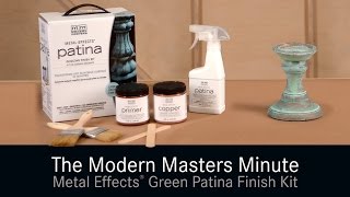 Modern Masters Metal Effects® Green Patina Finish How-to