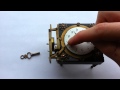 Alarm verge fusee table clock pocket watch movement