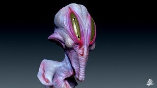 Alien bust Zsketch 3