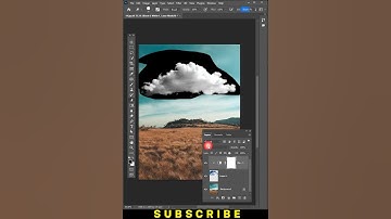 Add cloud  - Photoshop Tutorial #shorts #photoshop #photoshoptricks