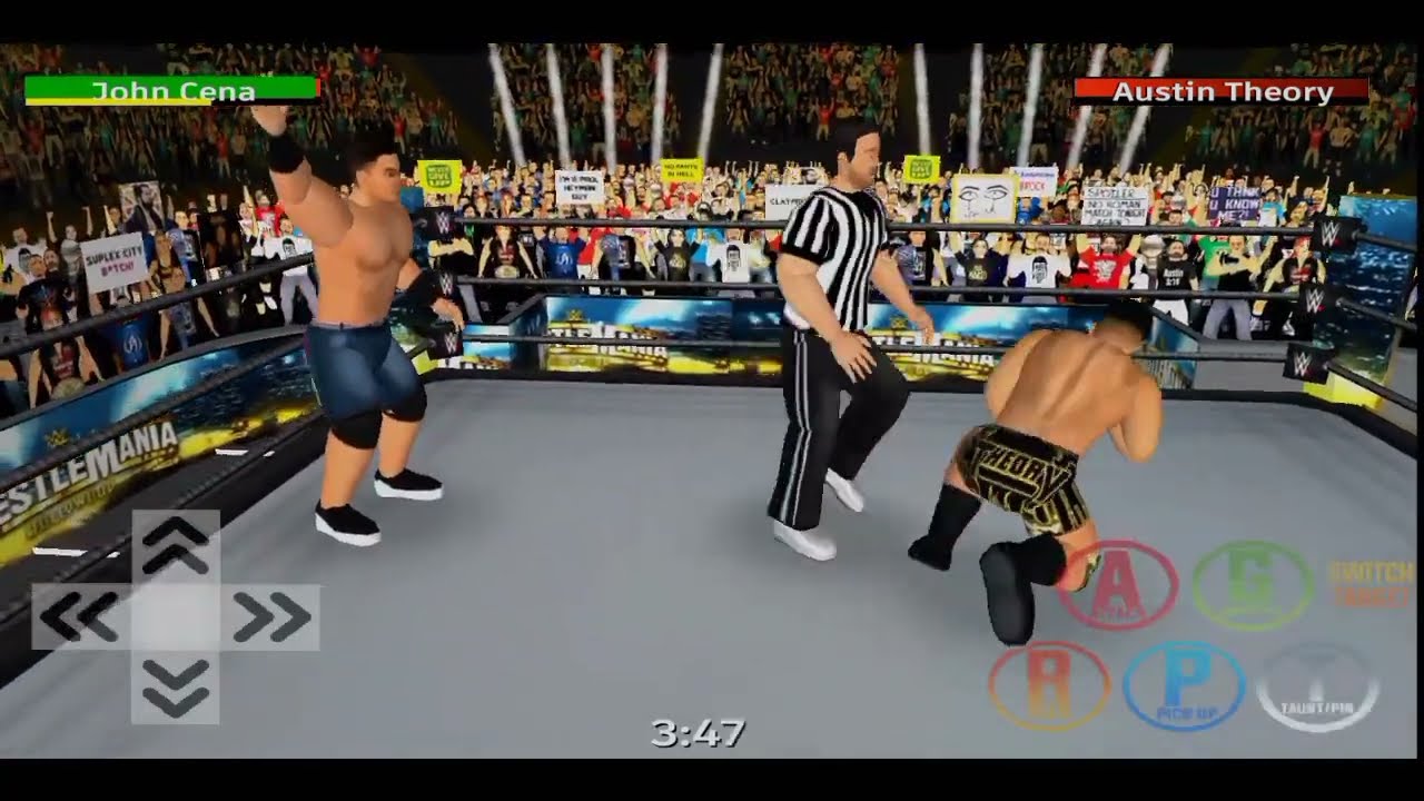 WWE WrestleMania 39 Theory Vs John Cena Full Gameplay 2023 | WR3D Gameplay