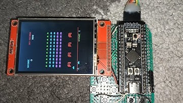 SPACE INVADERS GAME STM32 TFT ILI9341 SPI STM32F401