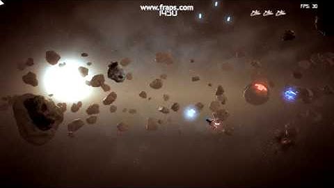 Asteroids game gameplay (new)