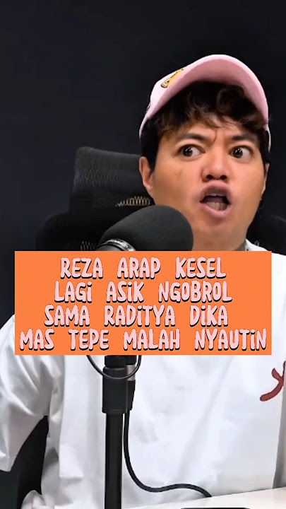 Reza Arap Dibikin Kesel Sama Orang Kabupaten Satu Ini🤣 #rezaarap #radityadika #yb #trendingshorts