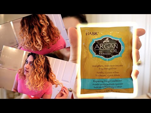 Video: Hask Argan Eļļas dziedēšanas dziļo kondicionētāju pārskats