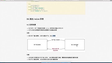 黑马程序员 Python 面向对象： 070 异常 07 主动抛出异常的应用场景