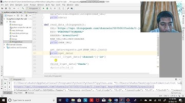 read data from thingspeak using python Raspberry pi or arduino