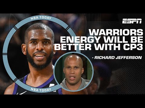 The Warriors' ENERGY will be better with Chris Paul - Richard Jefferson | NBA Today