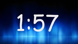 1:57 Minutes Timer / Countdown from 1min 57sec