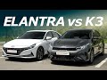 New 2022 Kia K3 (Forte) vs. Hyundai Elantra "The New Platform Matters"