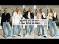 5 low rise jeans outfit ideas  citizens of humanity ayla jeans review  sinead crowe