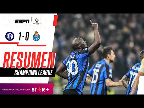 ¡EL NEROAZZURRO SE QUEDÓ CON LA IDA DE LA MANO DE LUKAKU! | Inter 1-0 Porto | RESUMEN