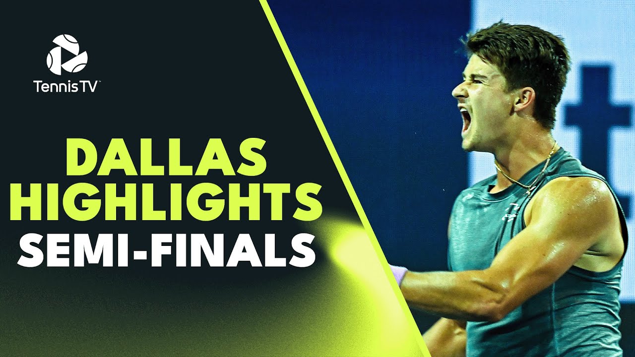 Wolf Faces Isner; Wu and Fritz Tangle Dallas 2023 Semi-Final Highlights