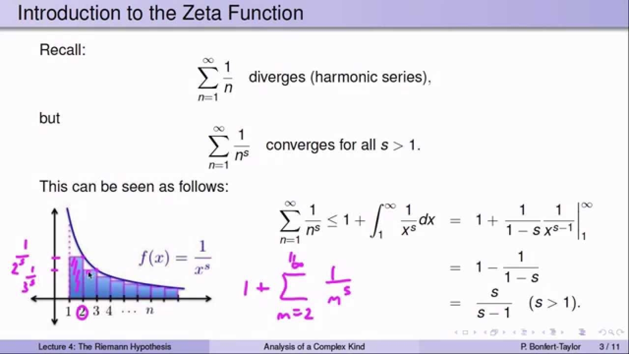 Week6Lecture4: The Riemann Zeta Function and the Riemann Hypothesis -  YouTube