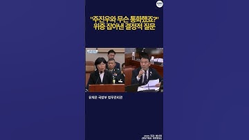 "주진우와 무슨 통화했죠?"... 위증 잡아낸 결정적 질문