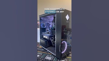 SYSTEM32 DELETED! #pcrepair #computerrepair #gamingpc #pc