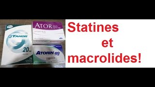 Statines et macrolides