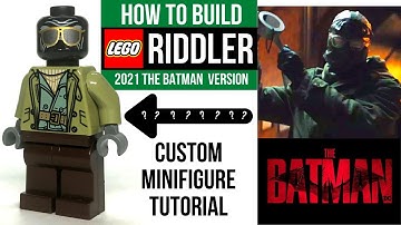 HOW TO Build THE RIDDLER from THE BATMAN 2021 Movie