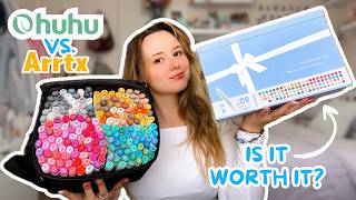 Arrtx vs Ohuhu: Which Markers Are Better? | Arrtx 90 Sketch Marker Review 🤔🖍️