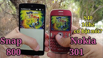 So Sánh Tốc Độ Mở Java Nokia 302 Với Snapdragon 800 | hóng hớt công nghệ