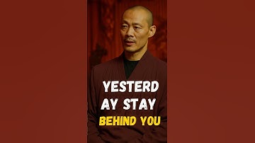 Peace begins when you let yesterday stay behind you-Shi Heng Yi Speech #successmindset #motivation