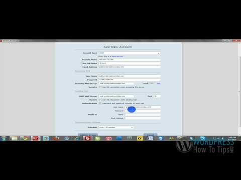 WordPress Tutorial: Setting up email in Zimbra.avi